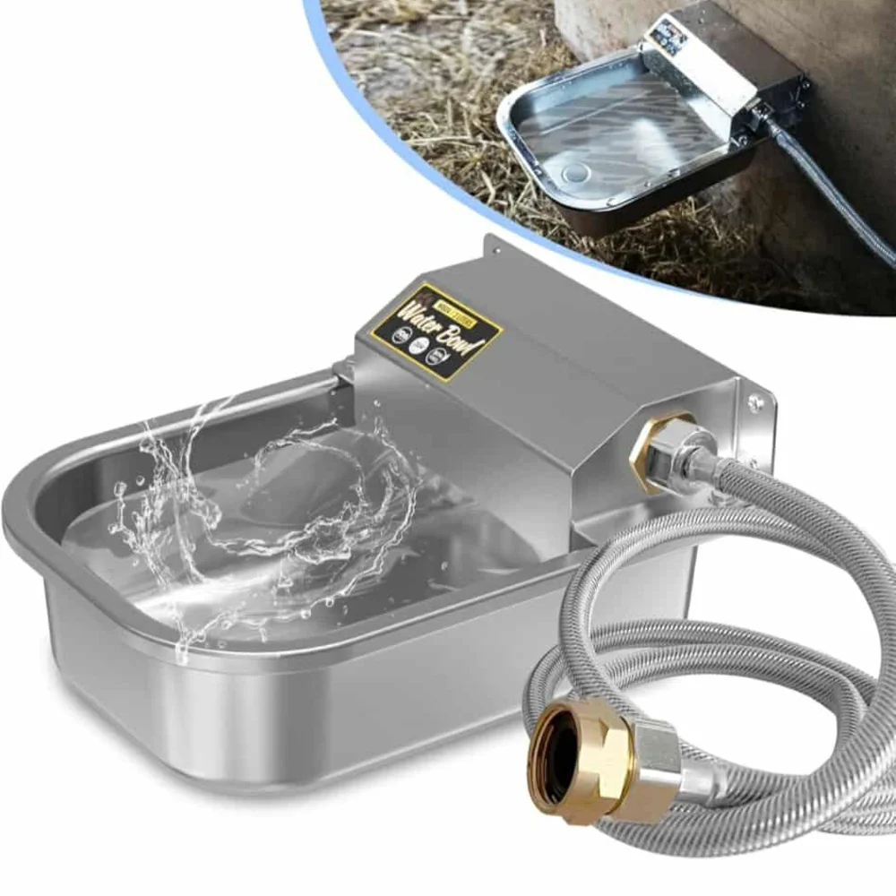 Automatic Stainless Steel Water Bowl